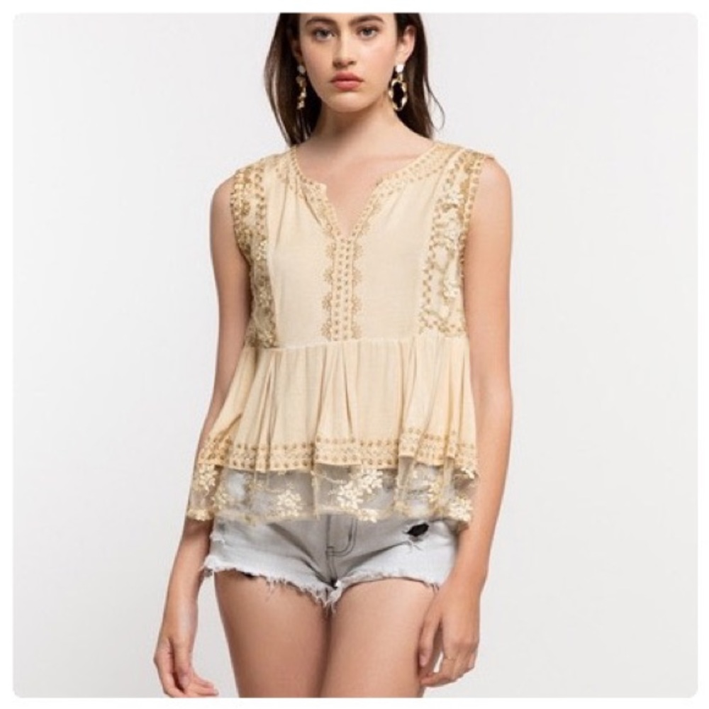 Bailey Embroidered Babydoll Top - Picture 8 of 10